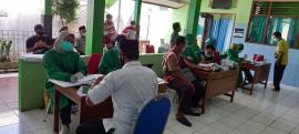 Pamong Kalurahan Sumberejo Terima Vaksinasi Tahap 2